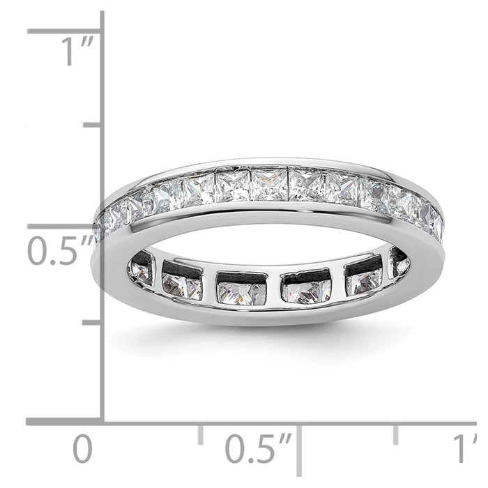 Exclusive 14K White Gold 2 Carat Diamond Eternity Band - Stylish & Affordable-4