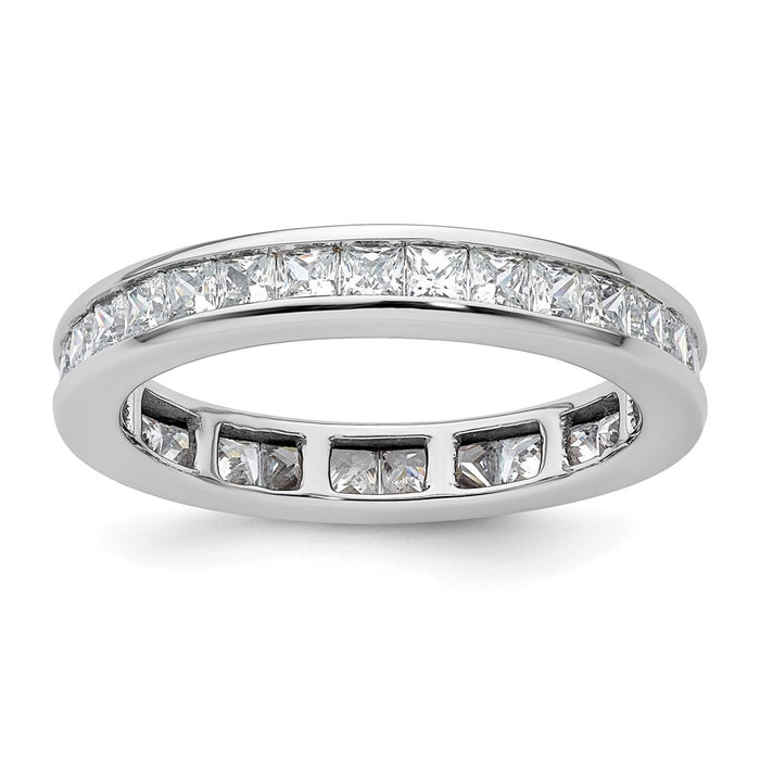 Shop Exclusive 14K White Gold 2 Carat Princess Cut Diamond Eternity Band-1