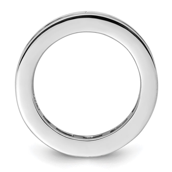 Buy Exclusive 14K White Gold 3 Carat Diamond Eternity Band - Stylish Size 6-2