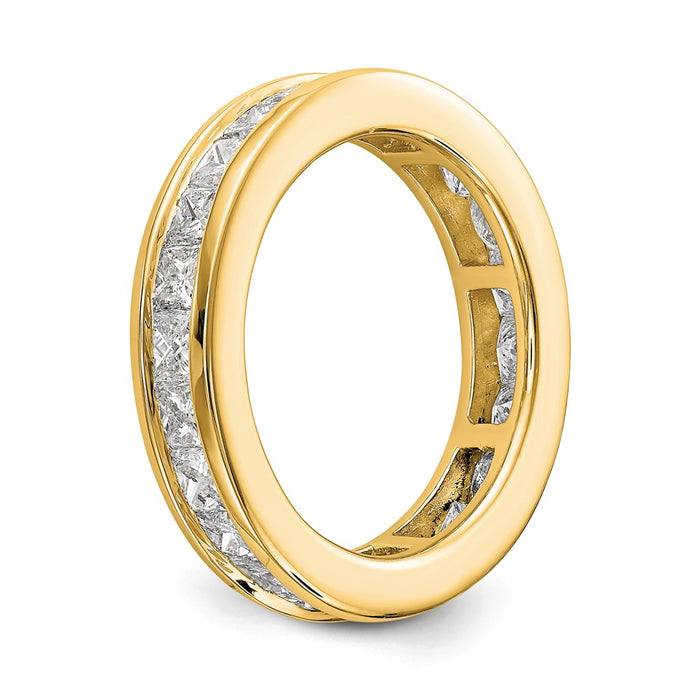 Buy Exclusive 14K Gold 3-Carat Princess Cut Diamond Eternity Band, Size 7-4