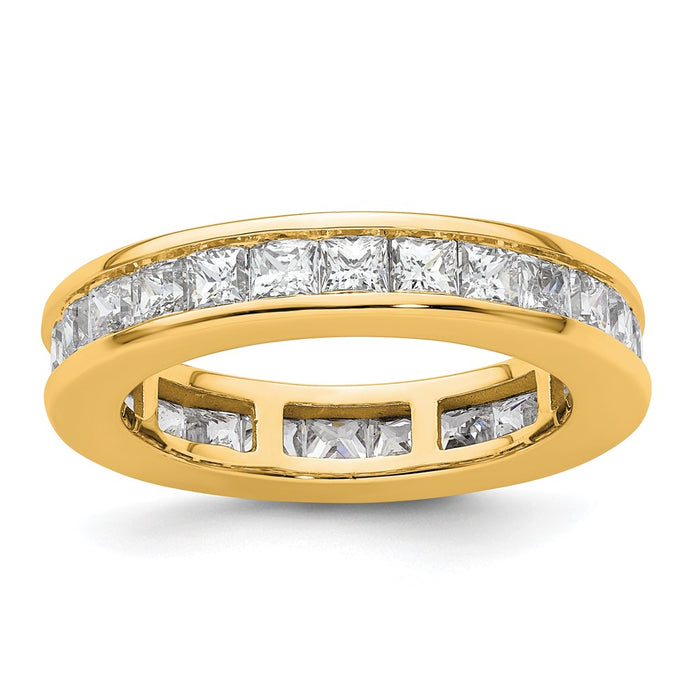 Buy 3-Carat Princess Cut Diamond Eternity Band in 14K Gold - Stylish Size 8-1