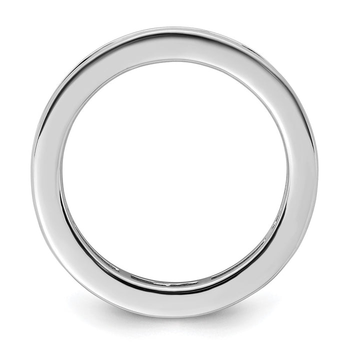 Buy Exclusive 14K White Gold 3 Carat Diamond Eternity Band - Stylish Size 9-2