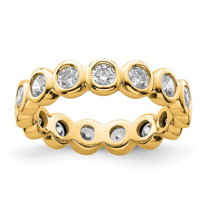 Buy Exclusive 14K Gold 1 Carat Diamond Eternity Band - Stylish Size 4-1