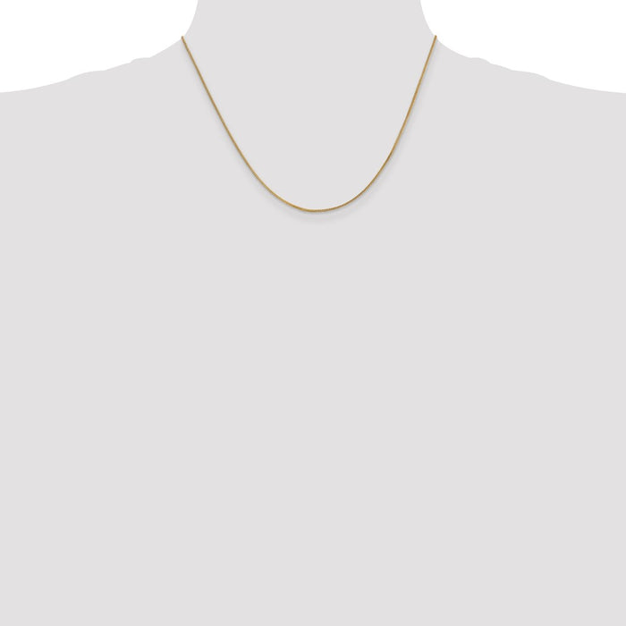 High-Quality 14K Gold Franco Chain 18-Inch 0.9mm - Stylish & Affordable!-4