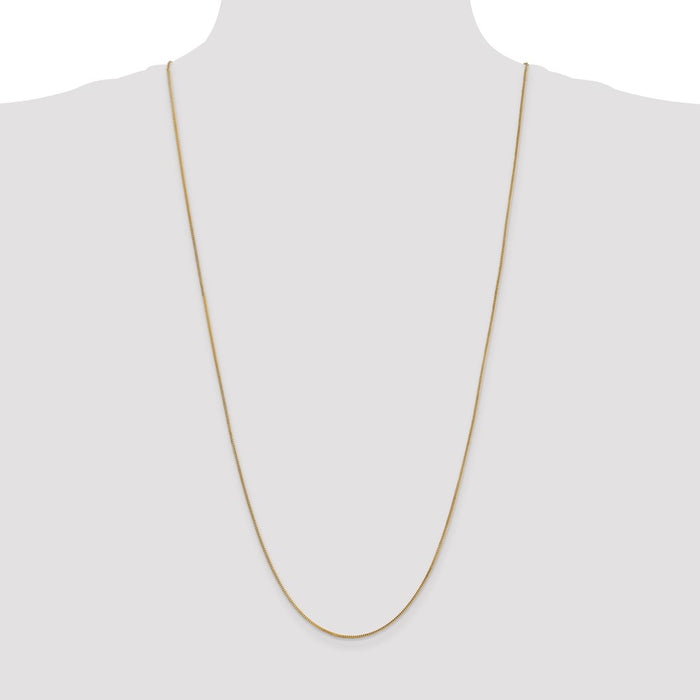 Shop 14K Gold 30-Inch Franco Chain, 0.9mm, Stylish Lobster Clasp-4
