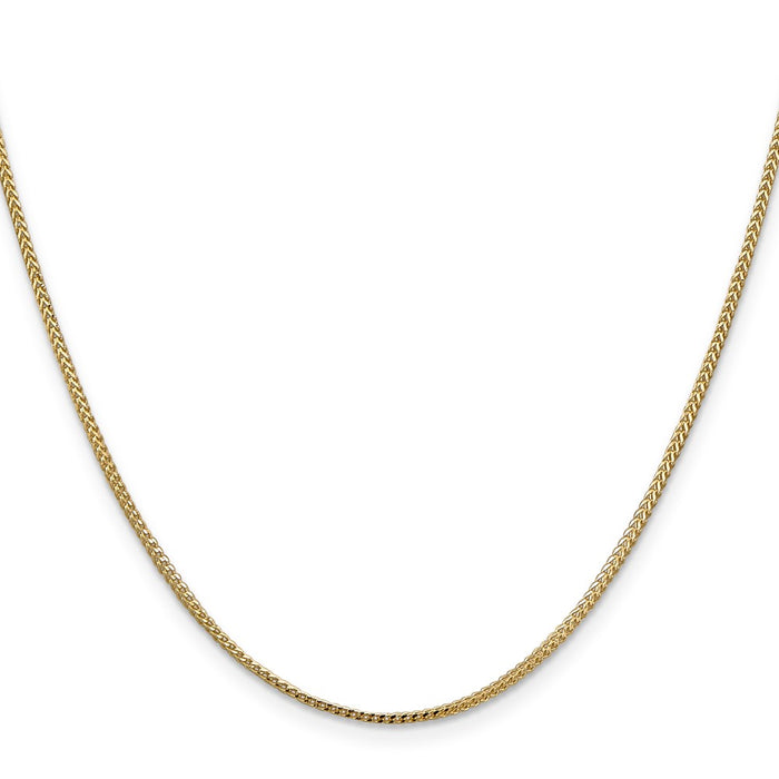 Shop Stylish 14K Gold 18-Inch 1mm Franco Chain with Lobster Clasp - Luxury Value!-2