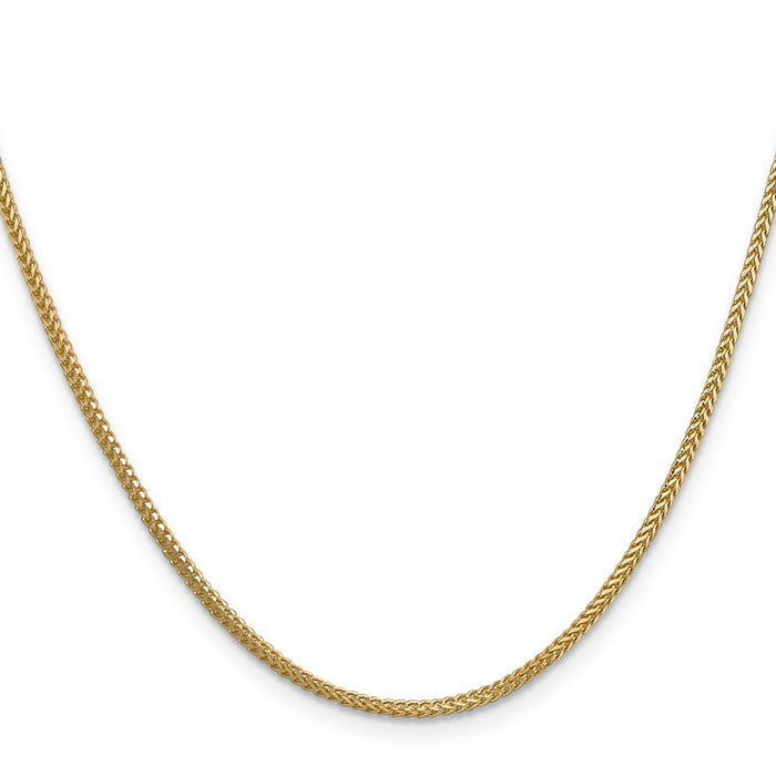 Shop Stylish 14K Gold Franco Chain 16-Inch 1.3mm - Luxury Lobster Clasp-2