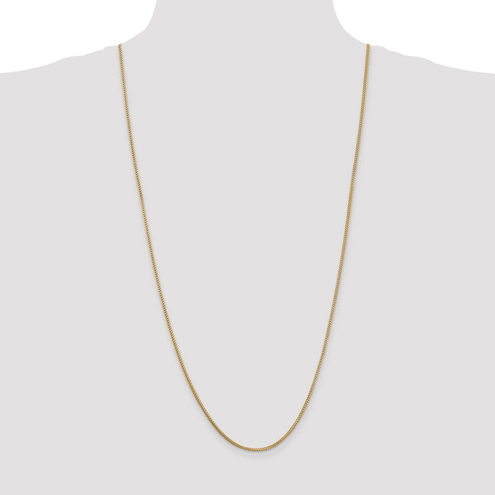 Buy 14K Gold 30-Inch Franco Chain 1.3mm - Stylish & Affordable Luxury Jewelry-4