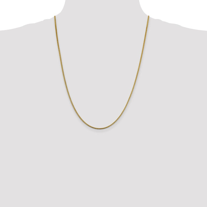 Buy Exclusive 14K Gold 24-Inch Franco Chain - Stylish 1.4mm Design-4