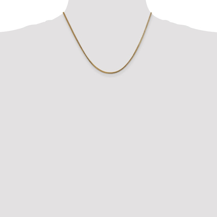 Buy 14K Gold Franco Chain 18-Inch 1.5mm - Stylish & Exclusive Design!-4