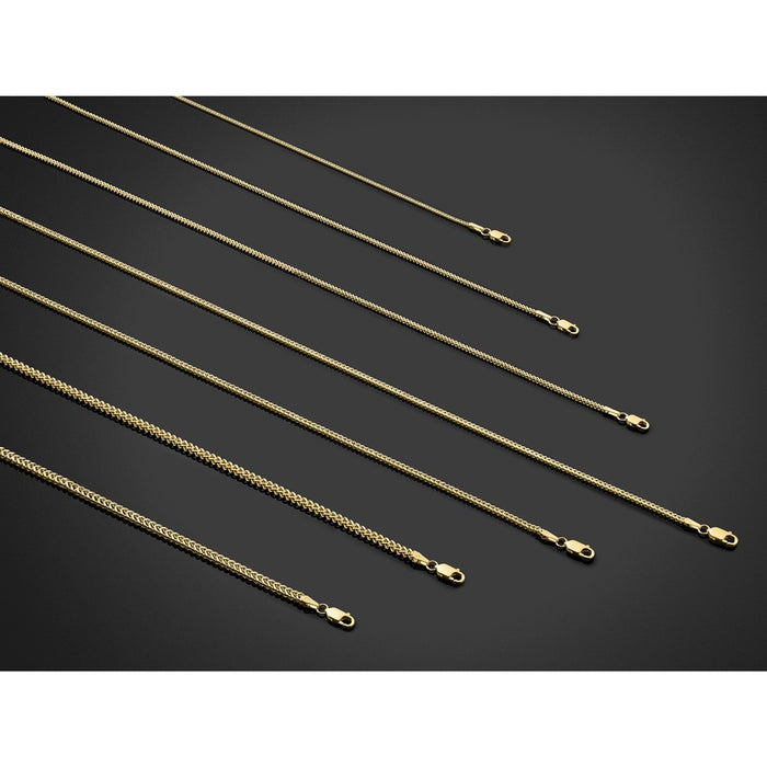 Shop Stylish 14K Gold Franco Chain - 26-Inch, 2mm, Affordable Luxury Jewelry-5