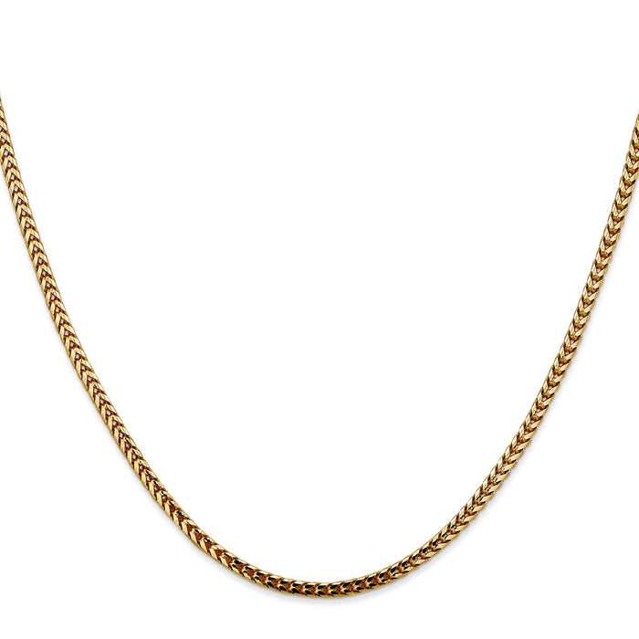 Buy Stylish 14K Gold 22-Inch Franco Chain - 2.5mm, Luxury Quality-2