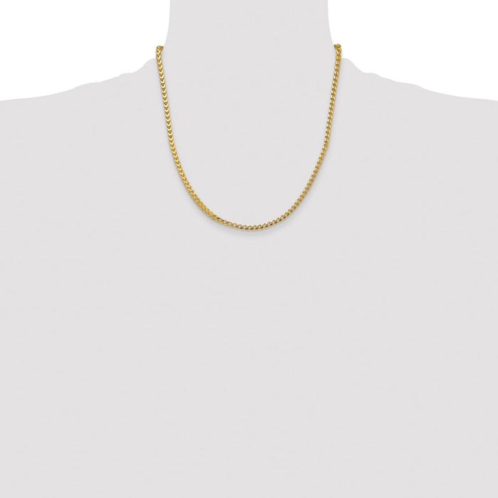 Buy Stylish 14K Gold Franco Chain, 20-Inch, 3.7mm with Lobster Clasp-4
