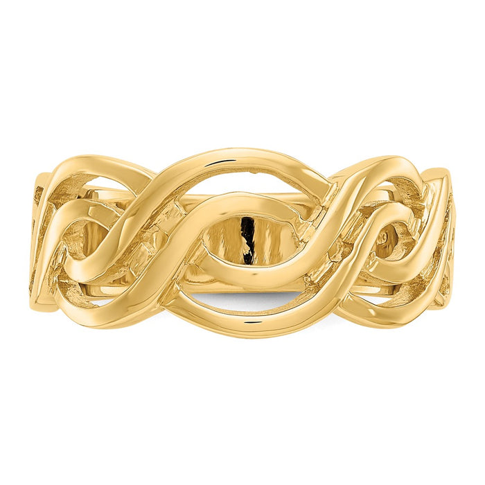 Buy Stylish 14K Gold Infinity Band - High-Quality Design, Affordable Price-4