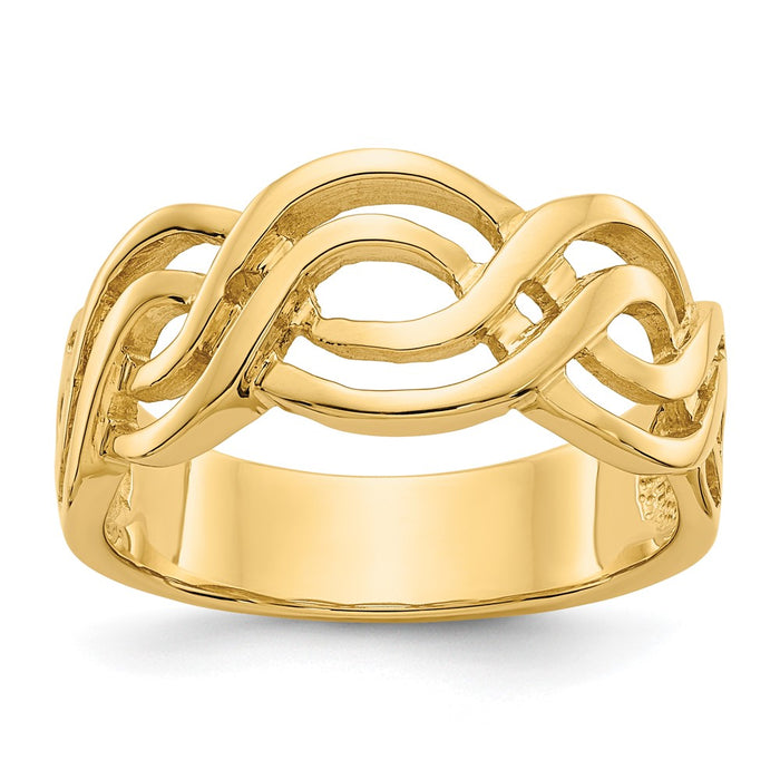 Buy Stylish 14K Gold Infinity Band - High-Quality Design, Affordable Price-1