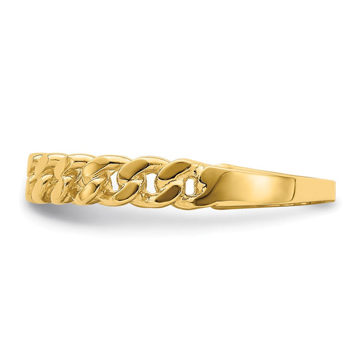 Buy 14K Gold Chain Link Band Ring - Stylish, High-Quality Design, Affordable Price-3