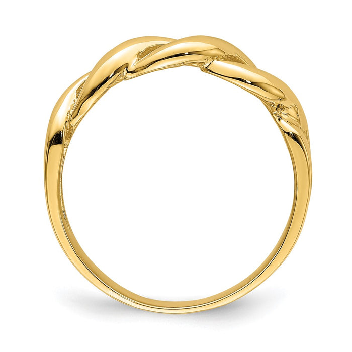 Buy Stylish 14K Gold Freeform Knot Ring | Exclusive Design, Affordable Luxury-2