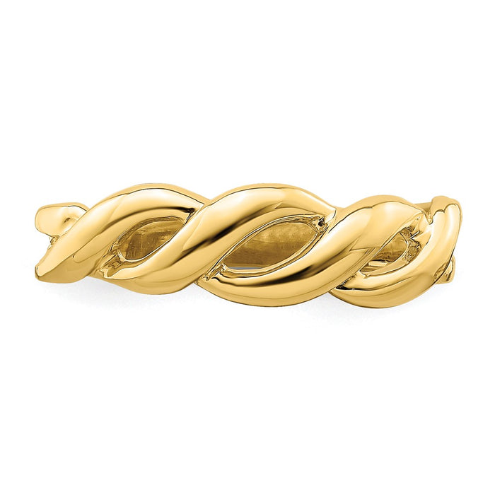 Buy Stylish 14K Gold Freeform Knot Ring | Exclusive Design, Affordable Luxury-4