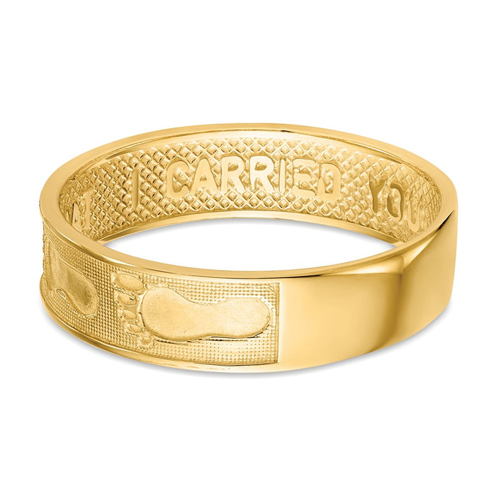 Buy 14K Gold Footprints in the Sand Ring - Stylish Design, Affordable Luxury-6