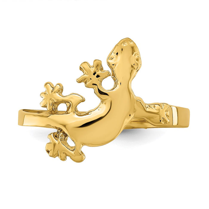 Exclusive 14K Gold Lizard Ring - Stylish & Affordable Jewelry Accessory-5
