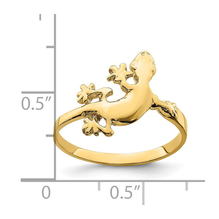 Exclusive 14K Gold Lizard Ring - Stylish & Affordable Jewelry Accessory-4
