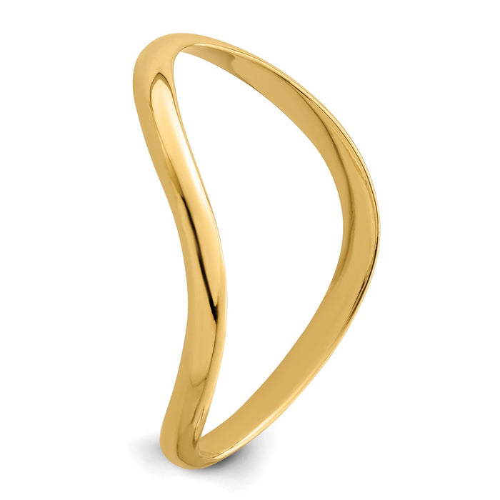 Shop Stylish 14K Gold Wave Design Thumb Ring - High-Quality & Affordable Luxury-6