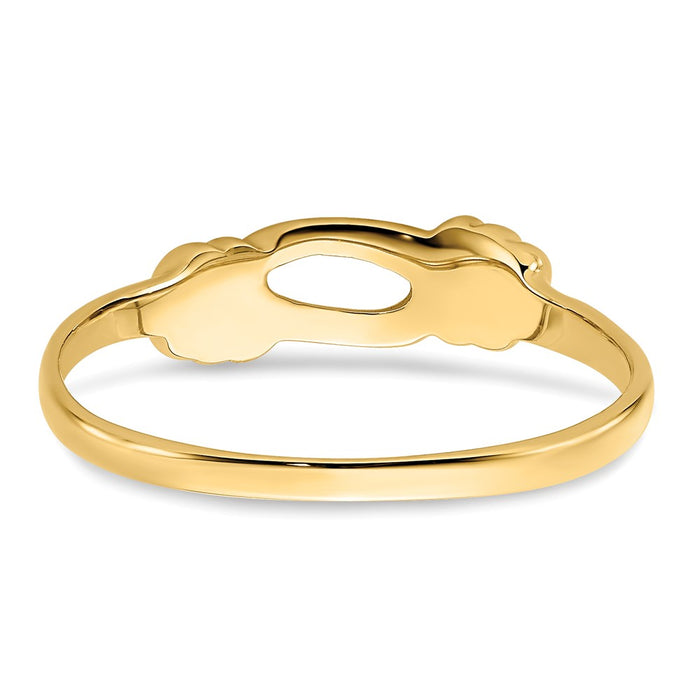 Exclusive 14K Gold Love Knot Ring | Stylish Design at Affordable Prices-5