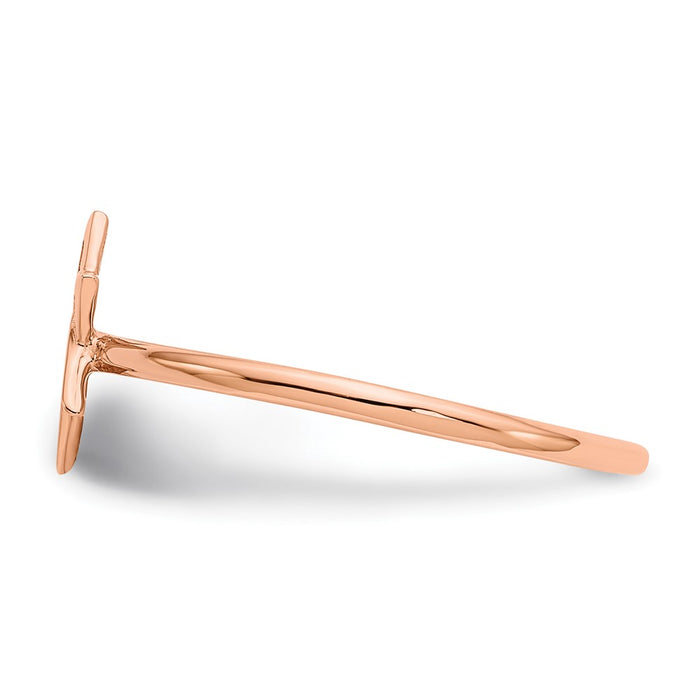 Order Stylish 14K Rose Gold Star of David Ring | High-Quality Jewelry-3