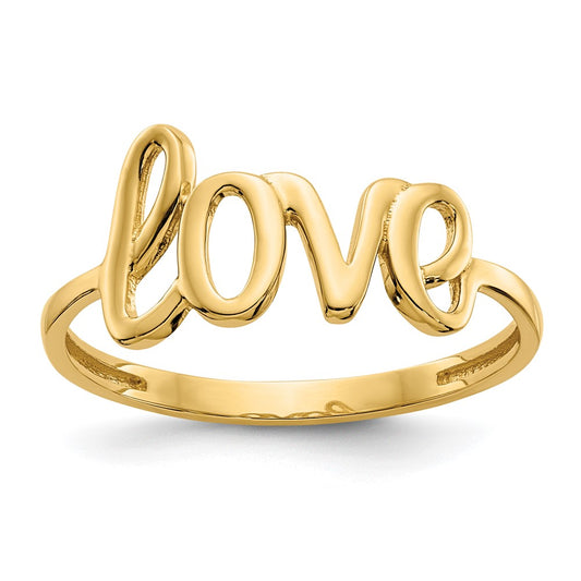 Shop Stylish 14K Gold Polished Heart Ring - Affordable Luxury for You