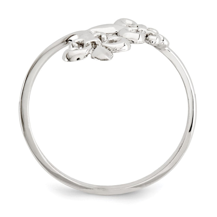 Buy Exclusive 14K White Gold Polished Fleur De Lis Ring | Stylish Value-2