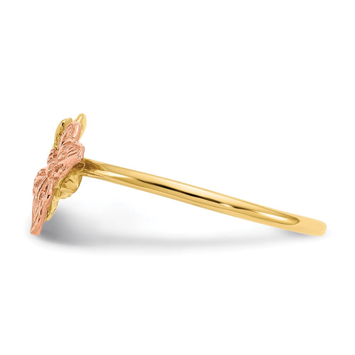 Shop Stylish 14K Two-Tone Polished Butterfly Ring - Exclusive Design & Value-3