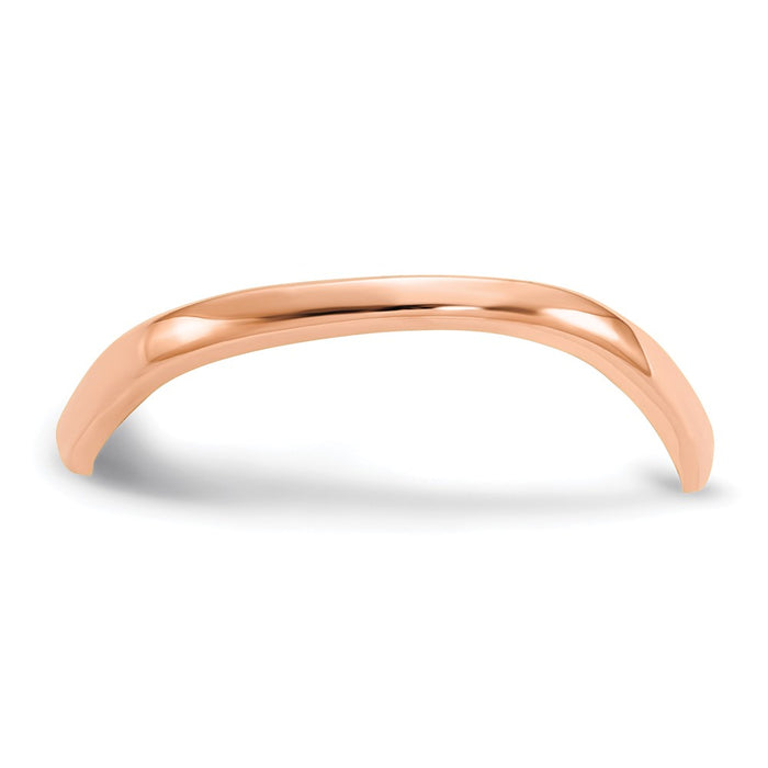 Shop Stylish 14K Rose Gold Wave Design Thumb Ring - Affordable Luxury Accessory-4