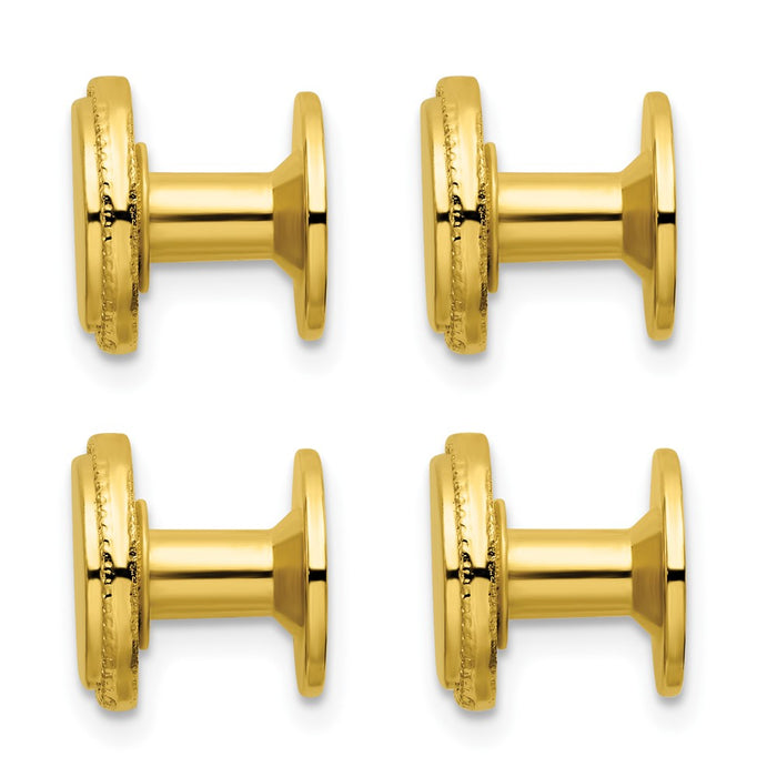 Buy Exclusive Kelly Waters Gold-Plated Tuxedo Stud Set - 4 Stylish Pieces-2