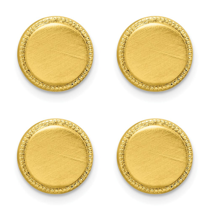 Buy Exclusive Kelly Waters Gold-Plated Tuxedo Stud Set - 4 Stylish Pieces-3