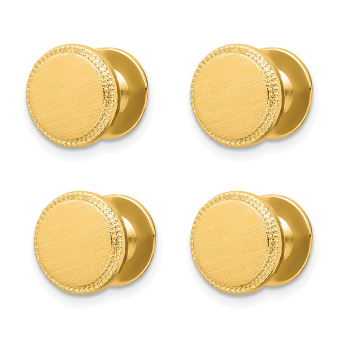 Buy Exclusive Kelly Waters Gold-Plated Tuxedo Stud Set - 4 Stylish Pieces-1