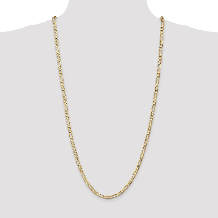 Buy Exclusive 14K Gold 30-Inch 4.5mm Figaro Chain - Stylish & Affordable-4