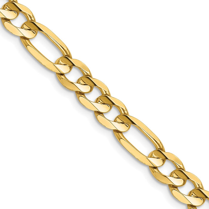 Shop Stylish 14K Gold 22-Inch Figaro Chain - 6.75mm, Affordable Luxury-1