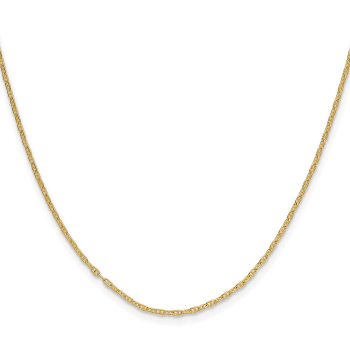 Buy Stylish 14K Gold 1.5mm Mariner Link Chain - Affordable Luxury Jewelry-2