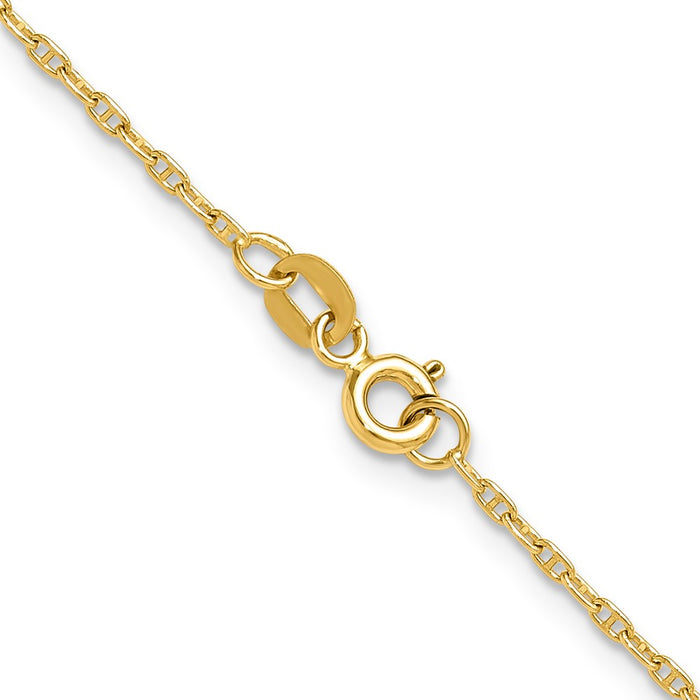 Buy 14K Gold 1.5mm Mariner Link Chain - Stylish, High-Quality Design at Value Price-3
