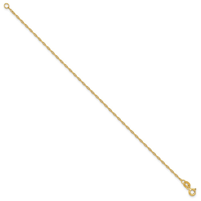 Buy Stylish 14K Gold Mariner Link Chain - 1.5mm, Luxury Jewelry Value-2