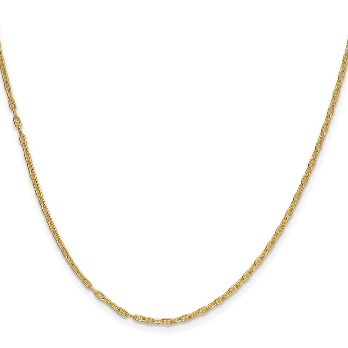 Shop 14K Gold 1.8mm Mariner Link Chain - Stylish Luxury at Affordable Prices-2