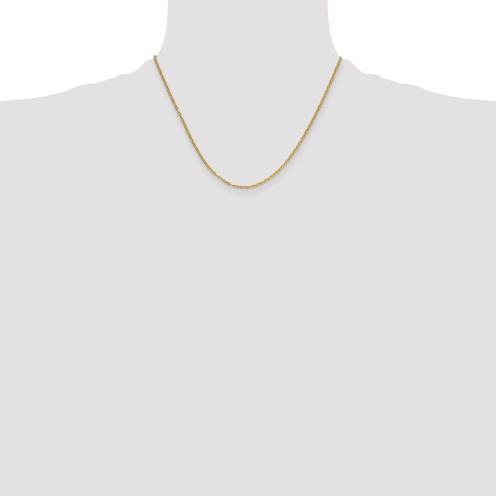 Buy 14K Gold 1.8mm Mariner Link Chain - Stylish and Affordable Luxury Jewelry-4