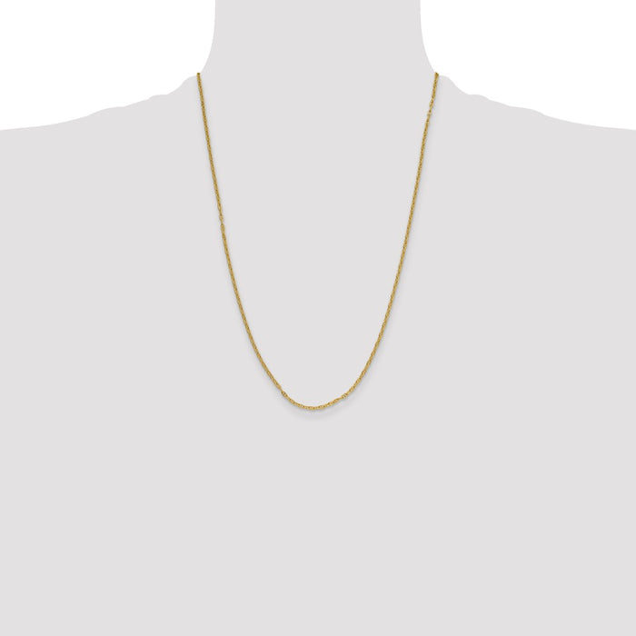 Shop Stylish 14K Gold 2.35mm Mariner Link Chain - Affordable Luxury Jewelry-4