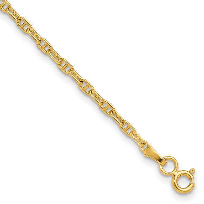 Buy Exclusive 14K Gold 2.35mm Mariner Link Chain - Stylish & Affordable Jewelry-1