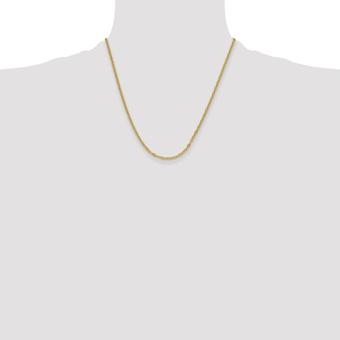 Buy Exclusive 14K Gold 3.0mm Mariner Link Chain - Stylish & Affordable Luxury-4