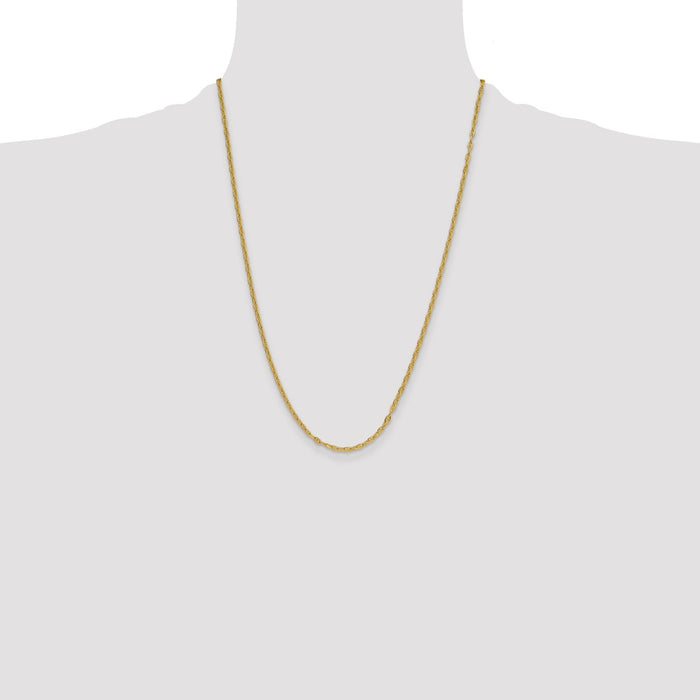 Exclusive 14K Gold 3.0mm Mariner Link Chain - Stylish Luxury Necklace-4