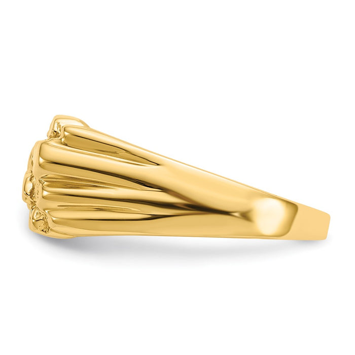 Shop Exclusive 14K Gold Nugget Ring - Stylish Design, Affordable Luxury-3