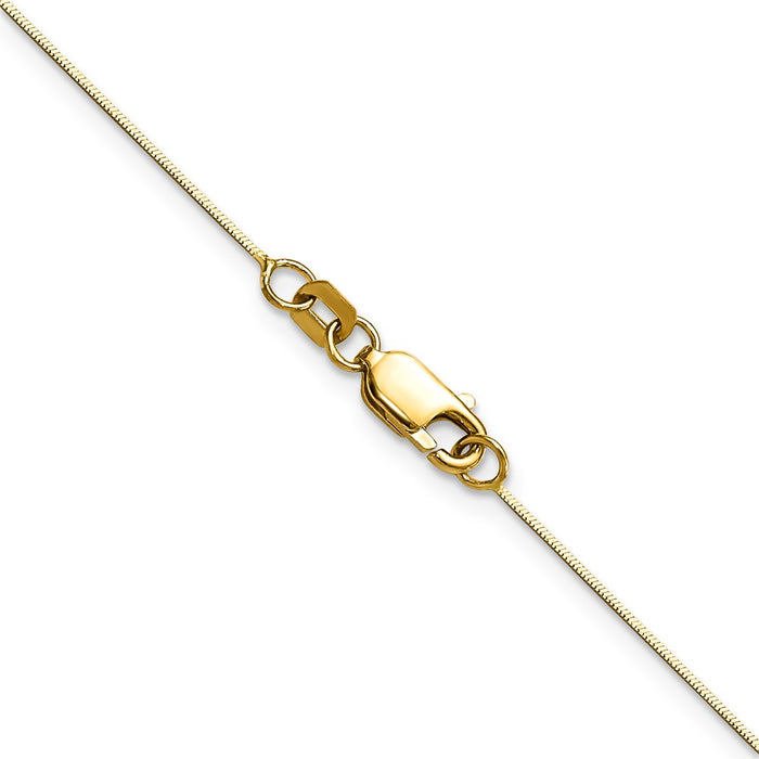 Buy 14K Gold Octagonal Snake Chain 16-Inch 0.5mm - Stylish & Affordable-3