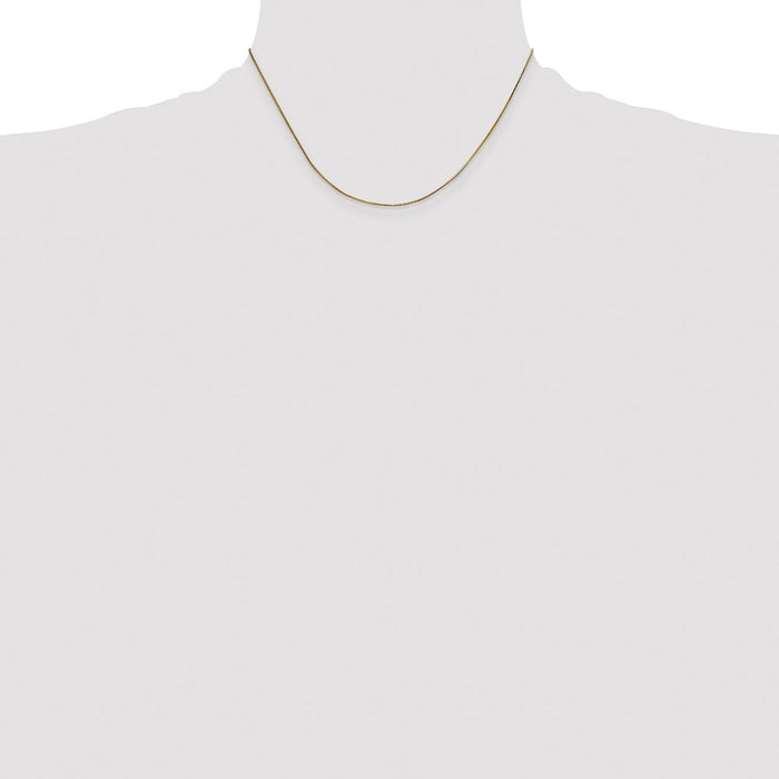 Buy 14K Gold Octagonal Snake Chain 16-Inch 0.5mm - Stylish & Affordable-4