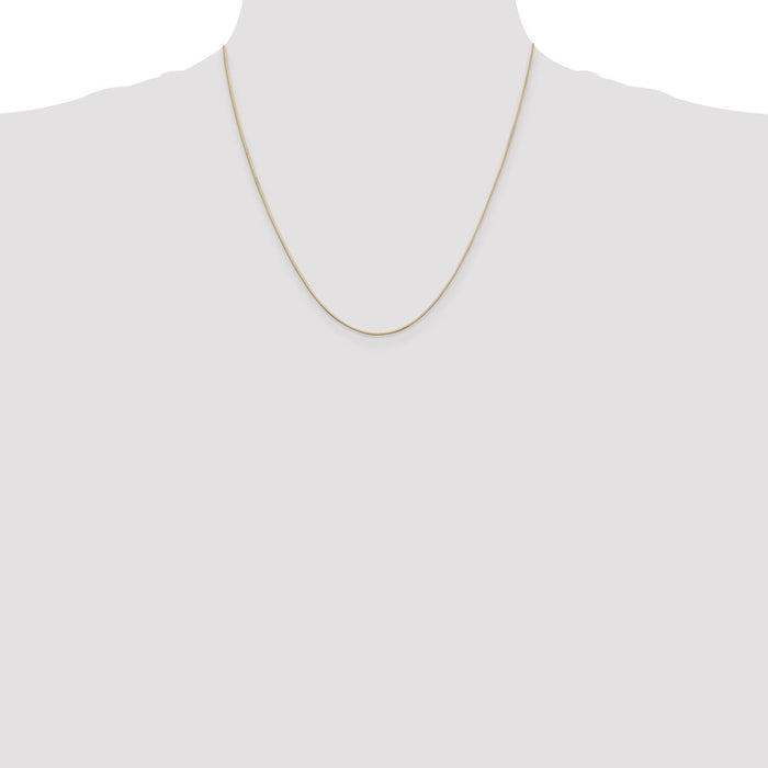 Shop Exclusive 20-Inch .6mm 14K Gold Octagonal Snake Chain - Stylish Value-4